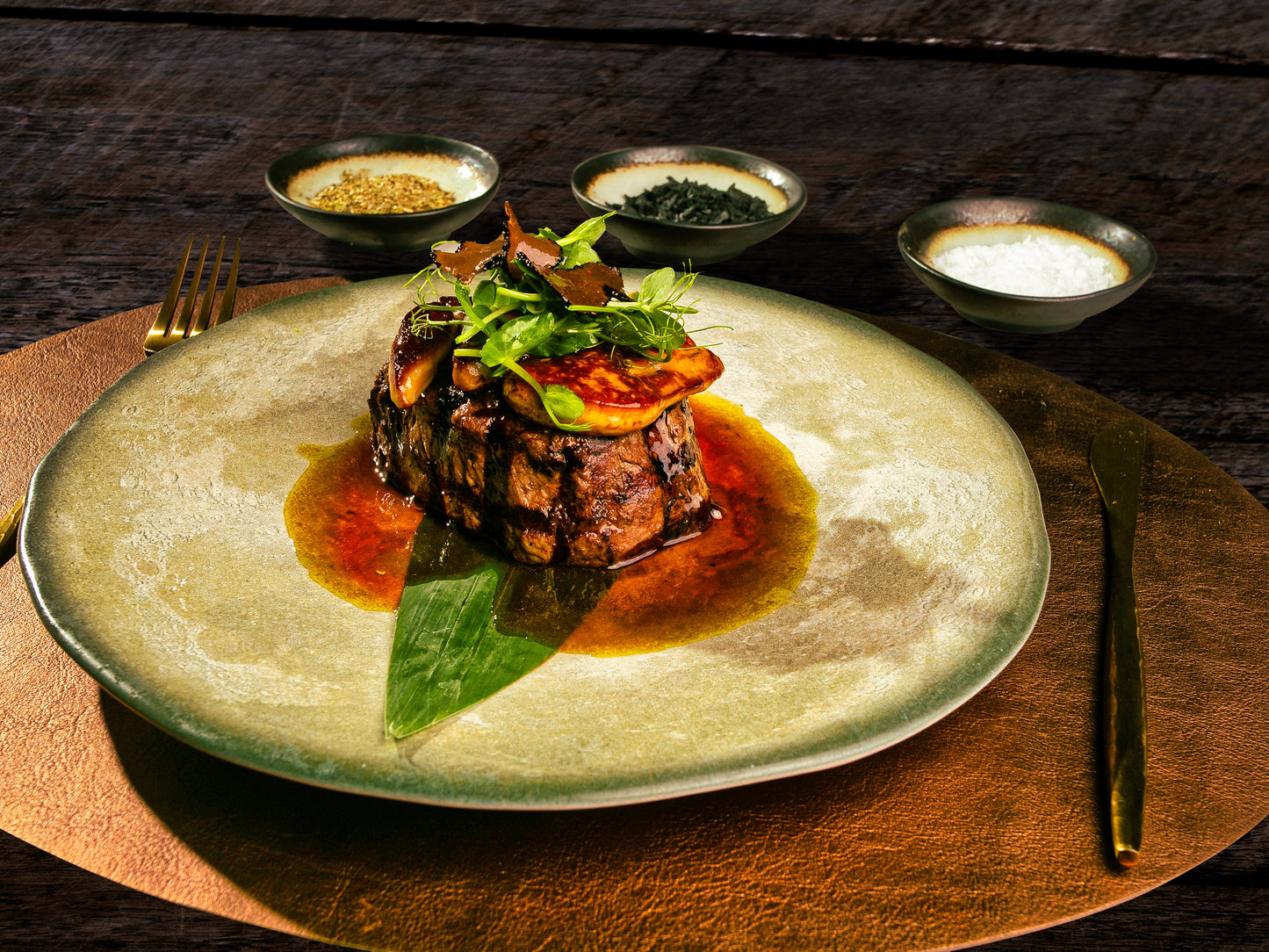 Beef tenderloin with foie gras and truffle sauce 300g
