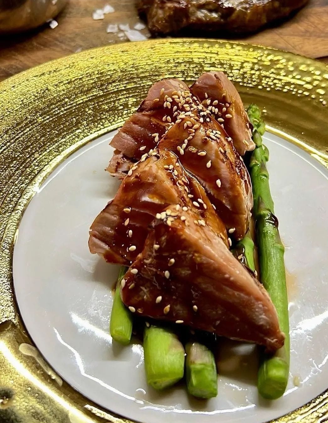 Seared Tuna Steak With Soy Sauce Gravy 280g