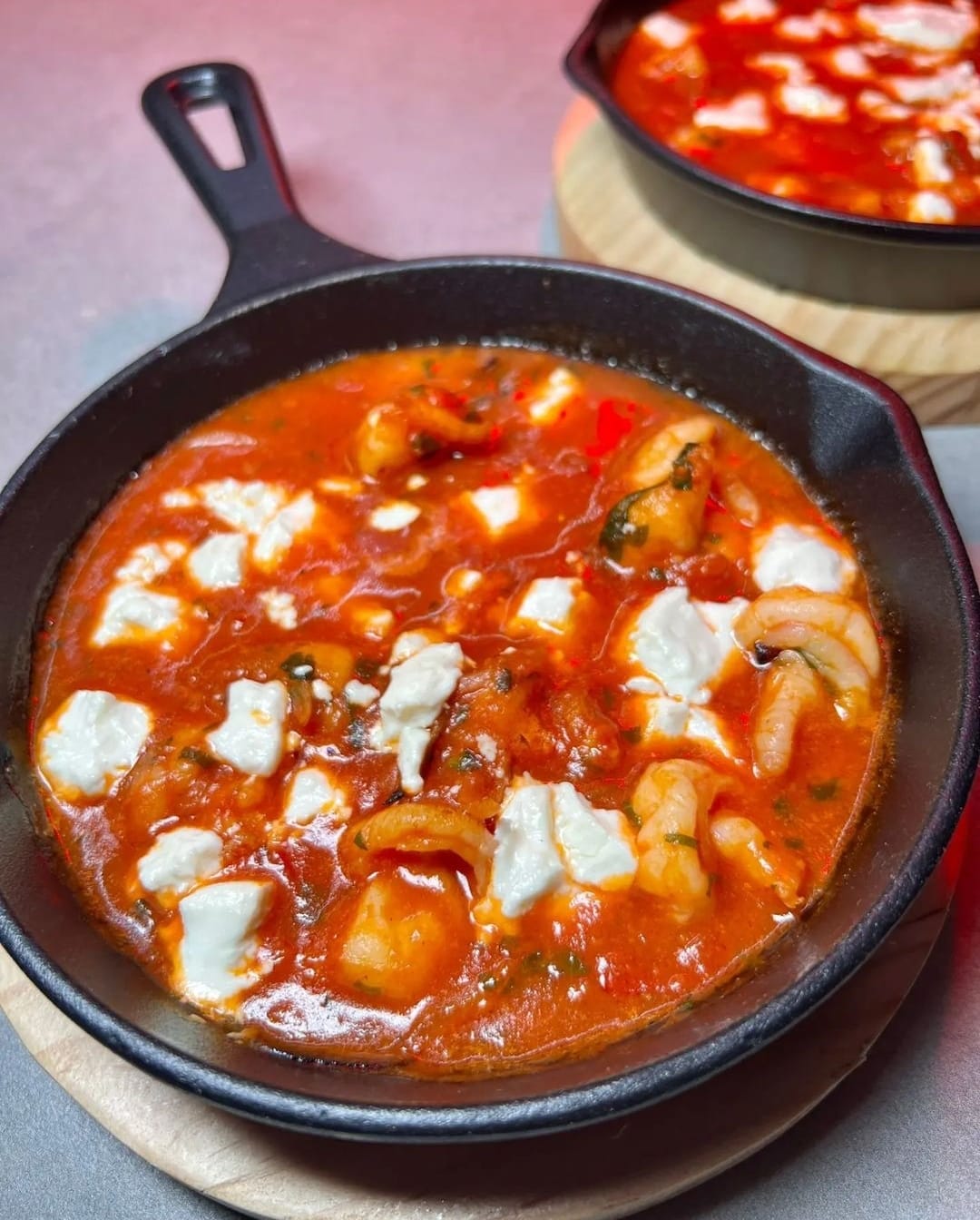 Shrimp Saganaki With Feta Cheese 250g