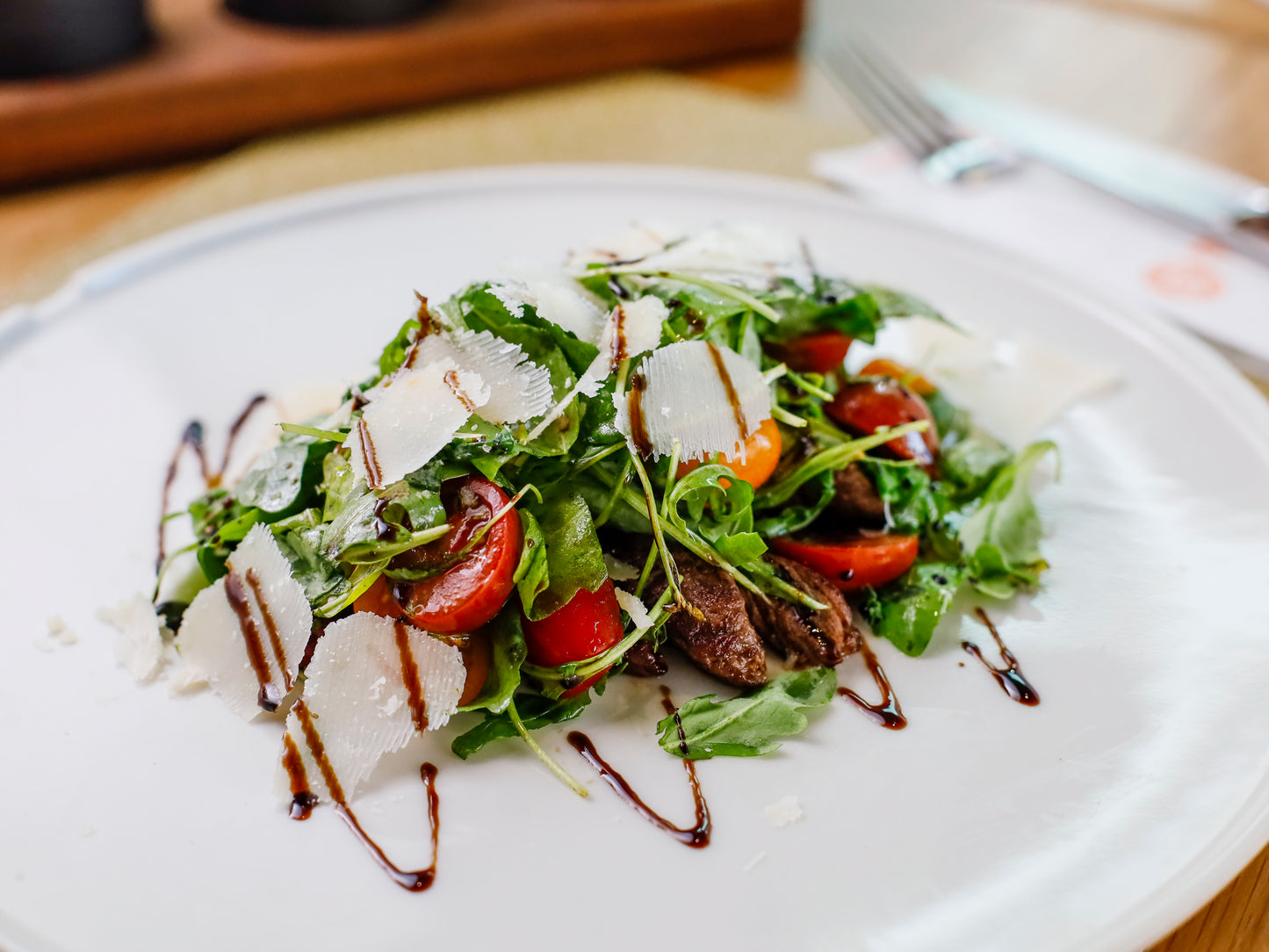 Beef Tagliata with Rocket and Parmigiano Reggiano 250g