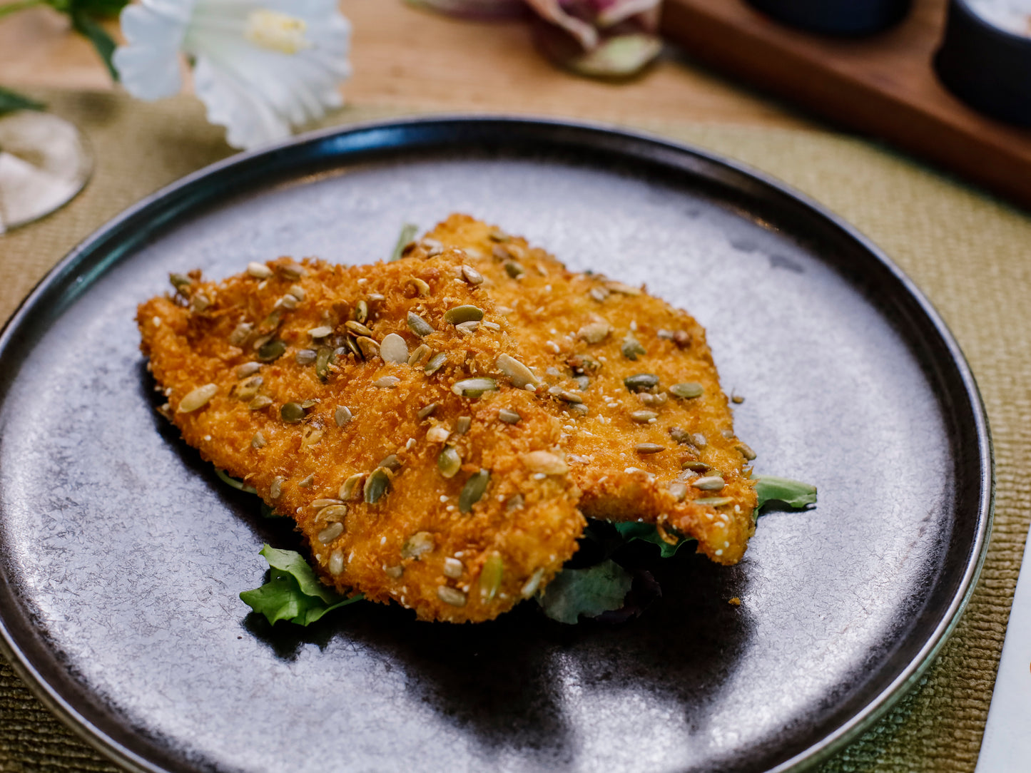 Seeds and Panko Crumbed Chicken 350g